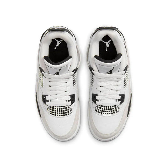 Air Jordan 4 Retro Military Black GS — 3 UK — Side View
