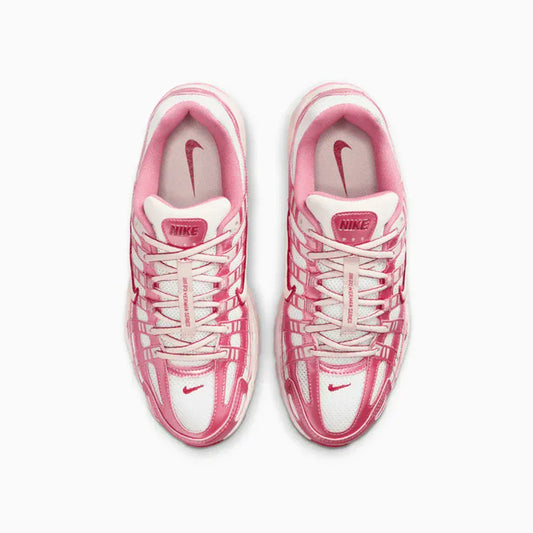 Nike P-6000 White Silt Red Peony W — 2.5 UK — Side View