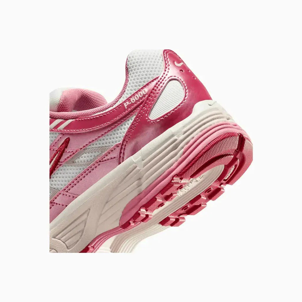 Nike P-6000 White Silt Red Peony W — 2.5 UK — Detail View