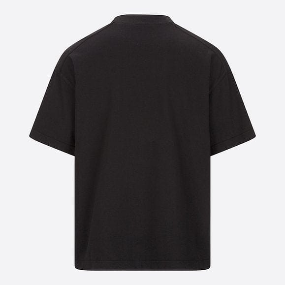 KAIZEN MARKET HEAVYWEIGHT BLACK TEE — SMALL — Back View