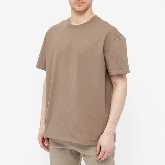 FEAR OF GOD ESSENTIALS T-shirt (SS21) Taupe — XXS — Side View