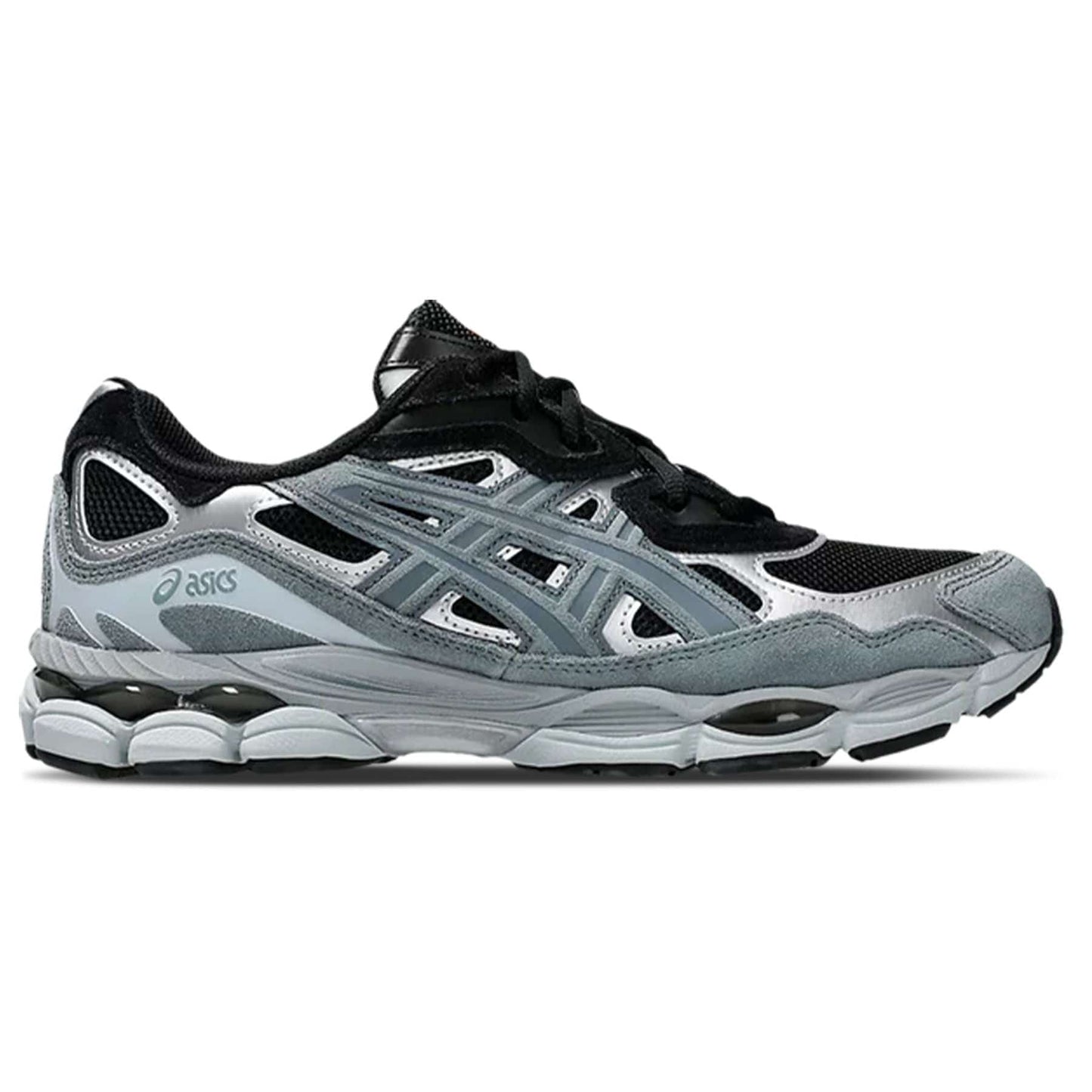 Asics Gel NYC 'Black Fjord Grey' — UK 3 | EU 36 | US 4 — Side View