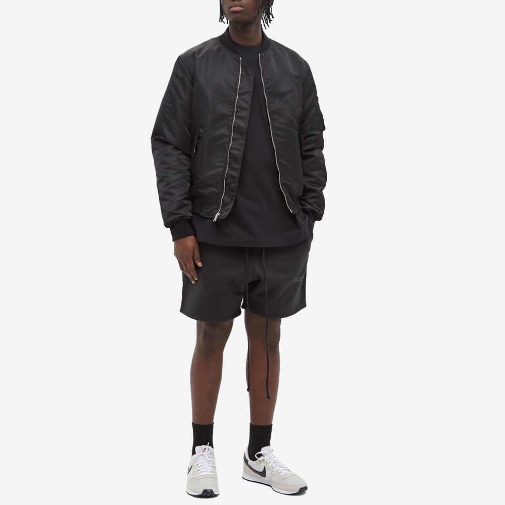 FEAR OF GOD ESSENTIALS Shorts (SS21) Black/Stretch Limo — XXS — Detail View
