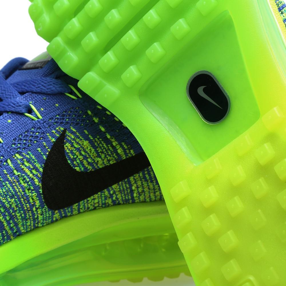 Nike Flyknit Max Game Royal & Black — UK 3 | EU 35.5 | US 3.5 — Top View