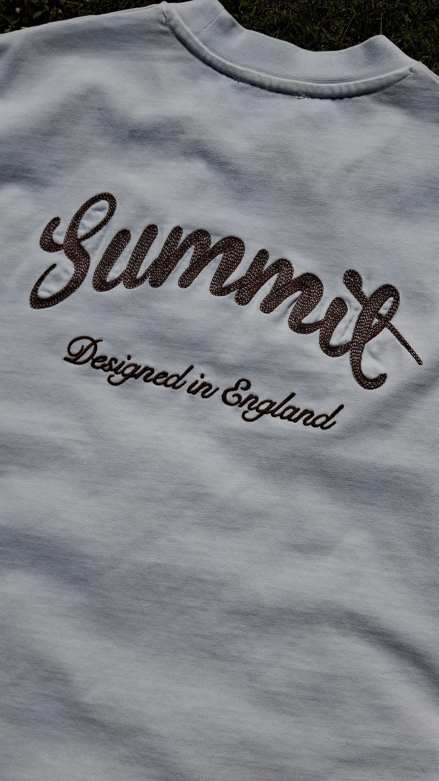 Summit Chainstitch T-Shirt 'Ecru' — XXS — Alternate View 8