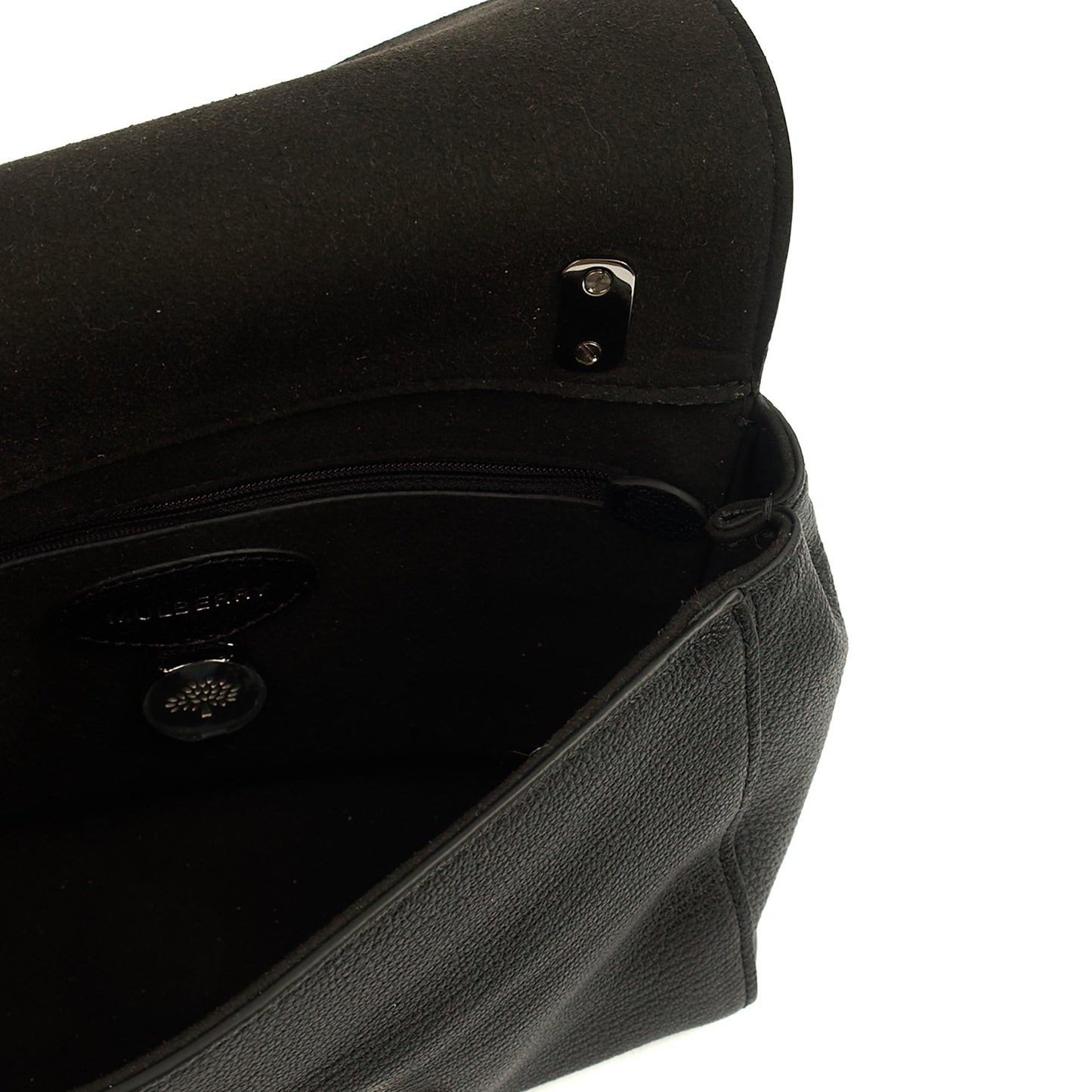 Mulberry Cross Body Lily in Black, Leather — Alternate View 14