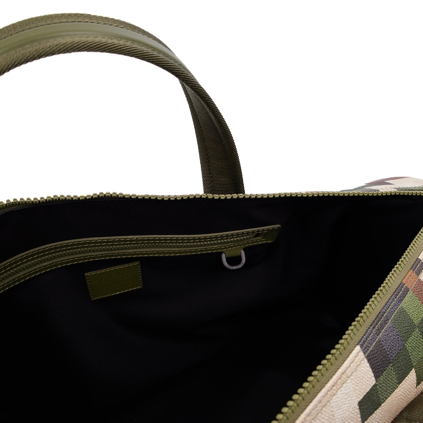 Louis Vuitton Soft Sided Keepall 55 Bandouliere in Damoflage, Canvas — Alternate View 18