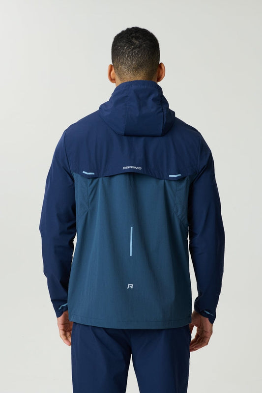 Reprimo Xcelerate Windbreaker 'Navy Marine' — S — Side View