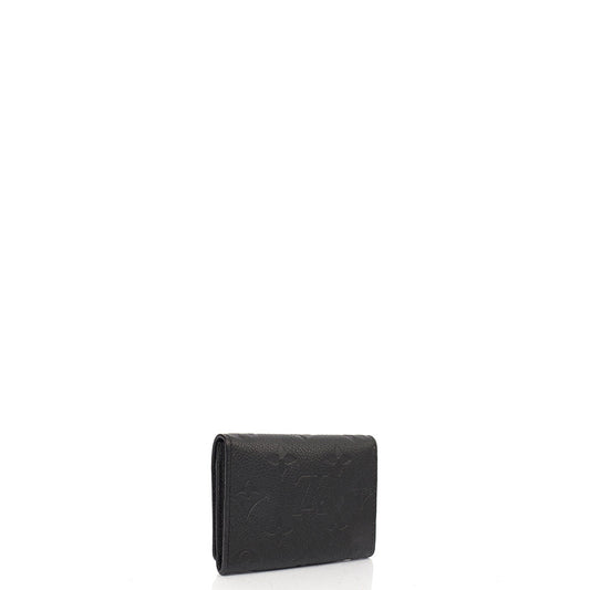 Louis Vuitton Wallet Wallet in Black Monogram Mat, Leather — Side View