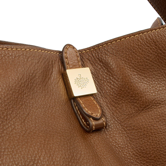 Mulberry Shoulder Bag Tessie Tote in Oak, Leather — Side View