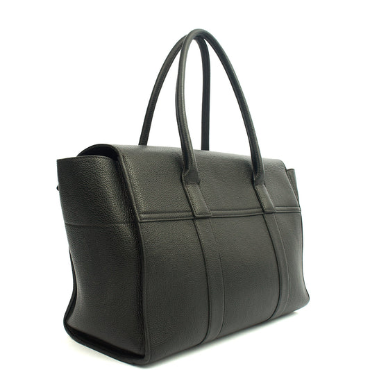 Mulberry Tote Bayswater - New in Black, Calfskin Leather — Side View