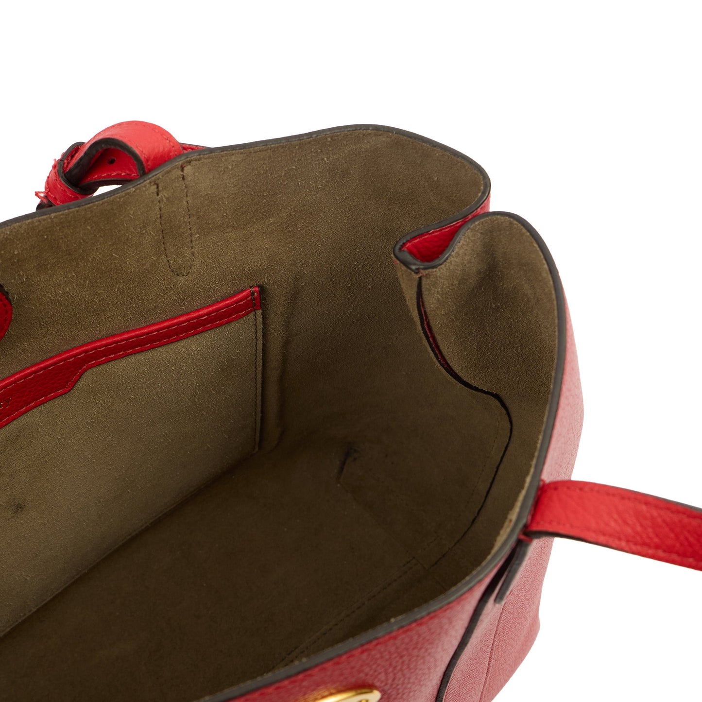 Mulberry Tote Bayswater Tote - Small in Red, Calfskin Leather — Alternate View 7