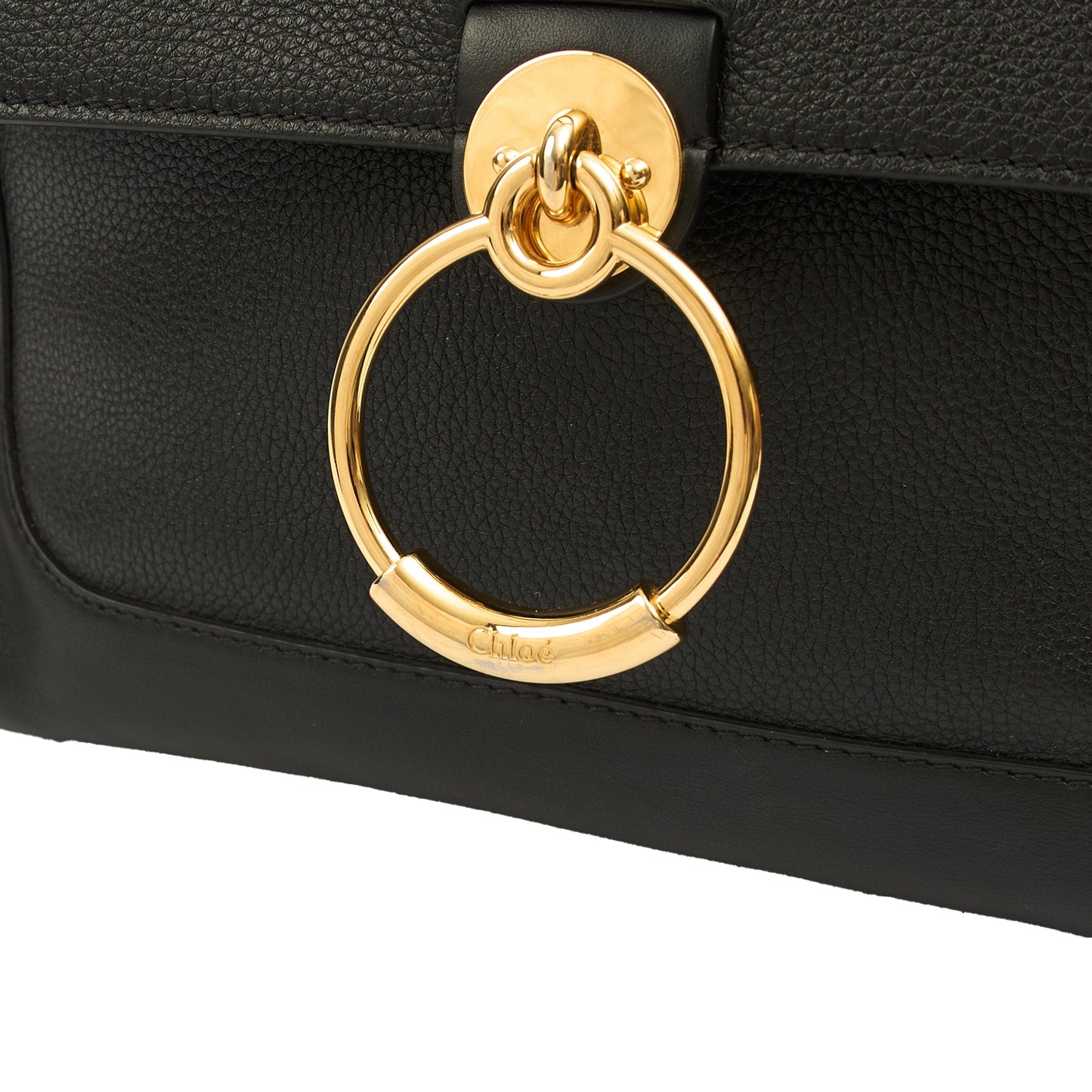 Chloe Top Handle Tess Day in Black, Leather — Alternate View 18