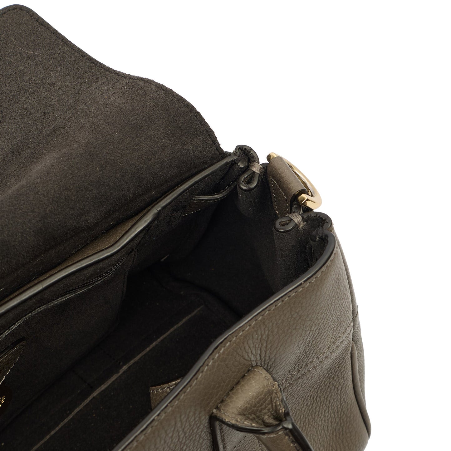 Mulberry Cross Body Bayswater with Strap- Small in Grey, Leather — Alternate View 7