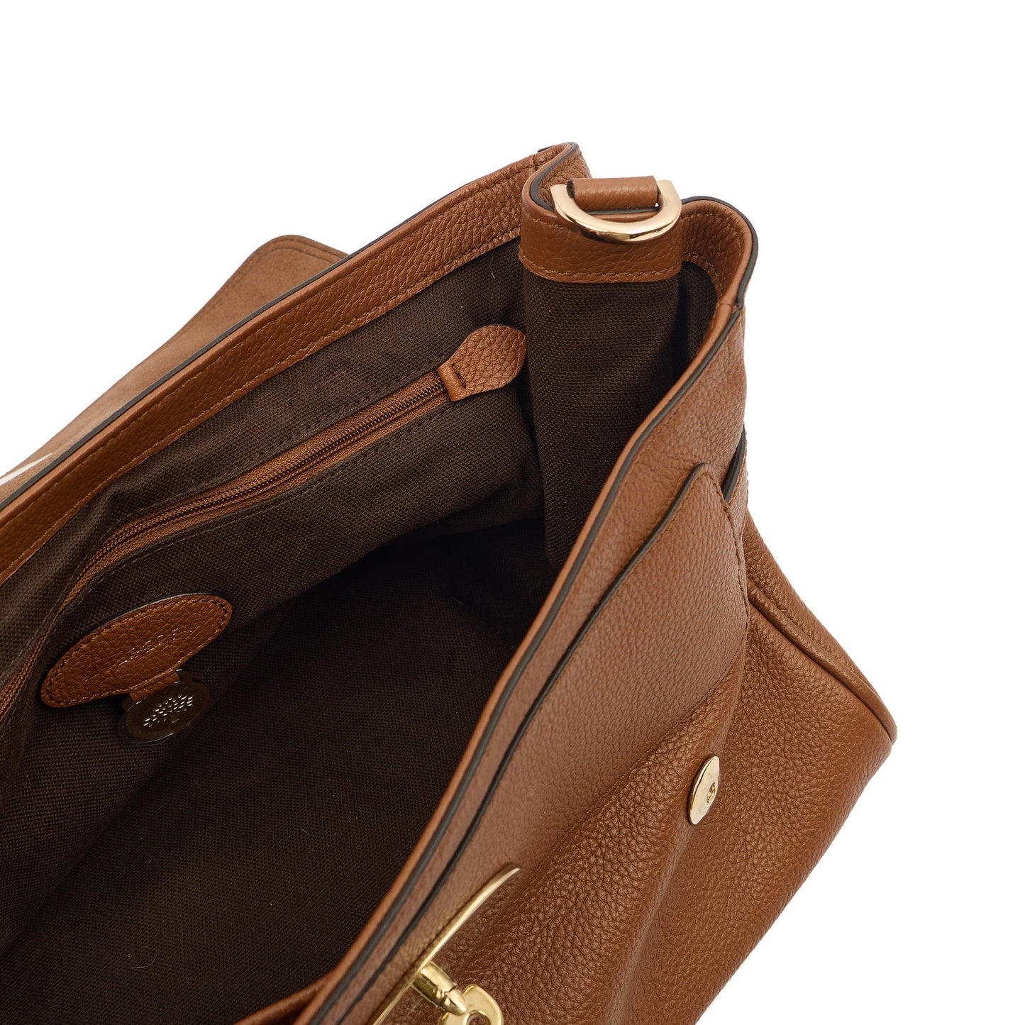 Mulberry Top Handle Alexa in Oak, Calfskin Leather — Alternate View 7