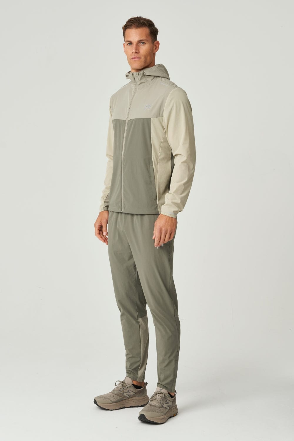 Reprimo Flight Windbreaker 'Khaki Sand' — XS — Top View