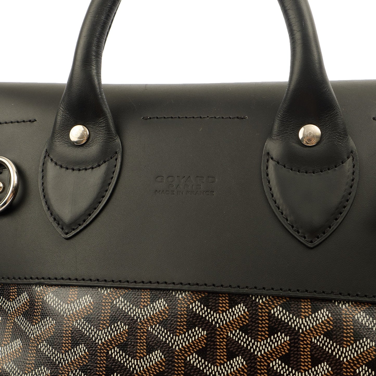 Goyard Backpack Steamer Backpack in Black, Leather — Alternate View 7
