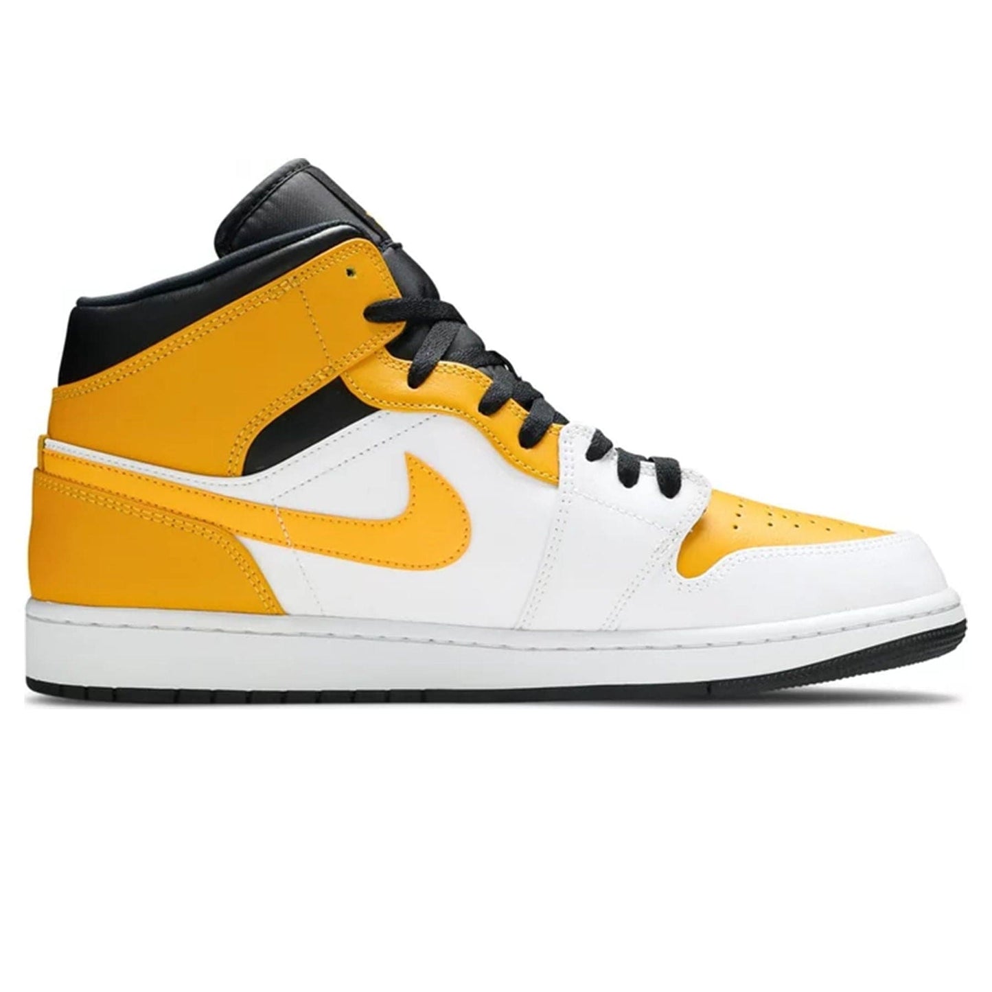 Air Jordan 1 Mid 'University Gold' — UK 3 | EU 35.5 | US 3.5 — Lifestyle View