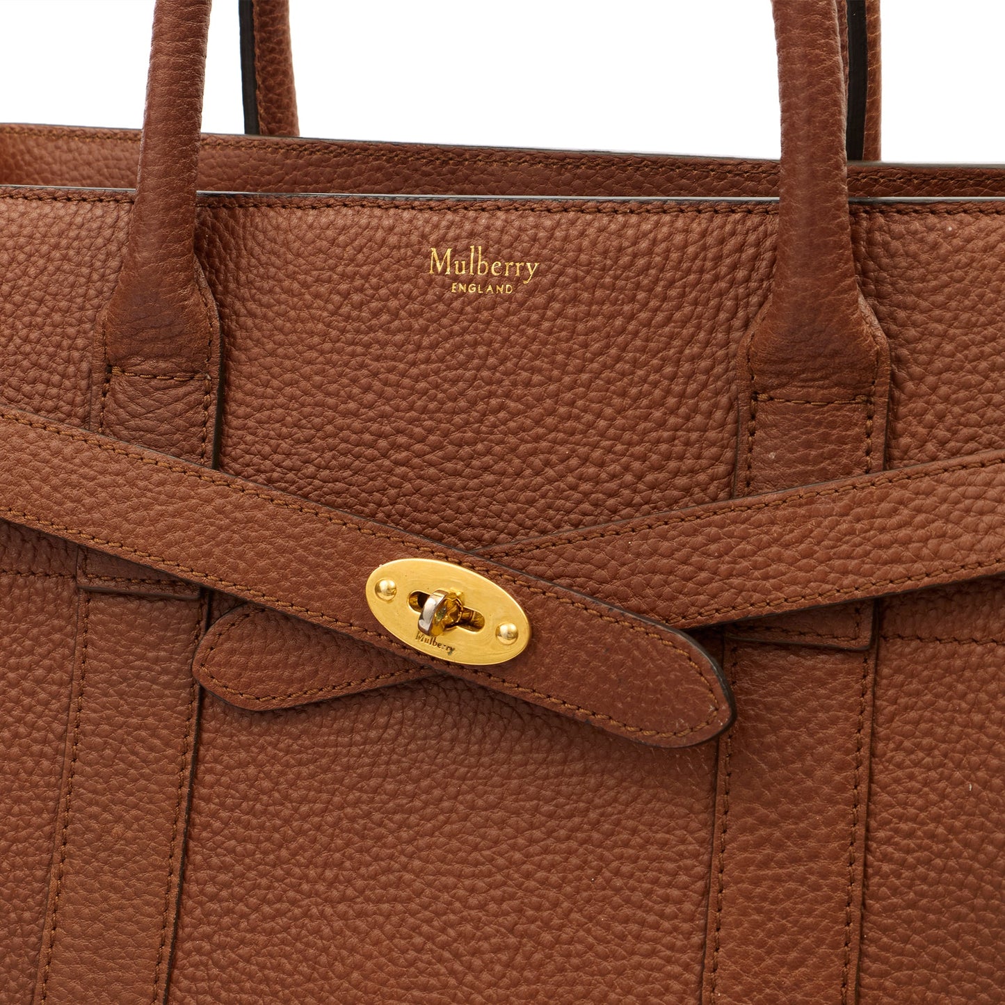 Mulberry Tote Zipped Bayswater in Oak, Calfskin Leather — Alternate View 18