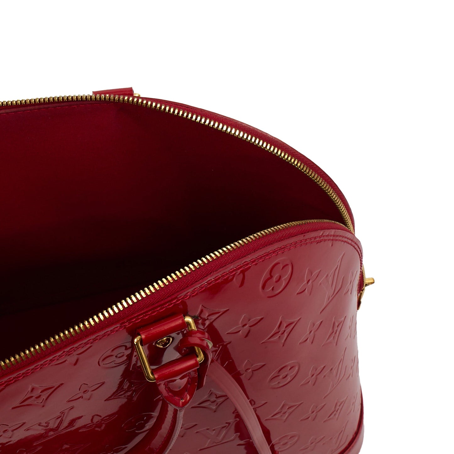 Louis Vuitton Top Handle Alma GM in Monogram, Vernis — Alternate View 7