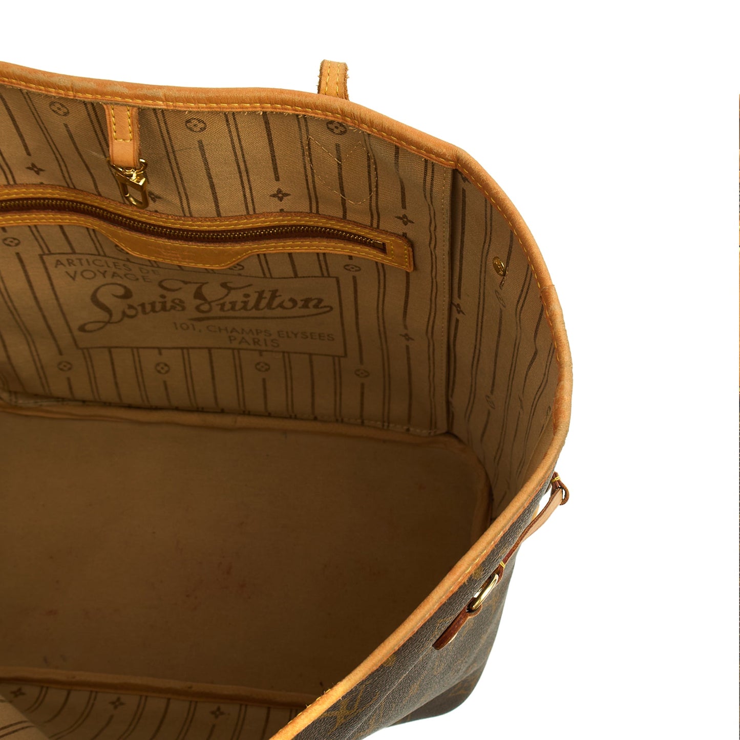 Louis Vuitton Tote Neverfull MM in Monogram, Canvas — Alternate View 7