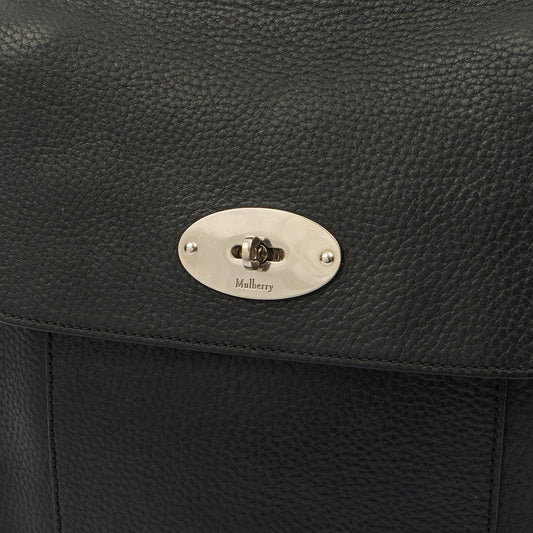 Mulberry Cross Body Antony in Black, Leather — Side View