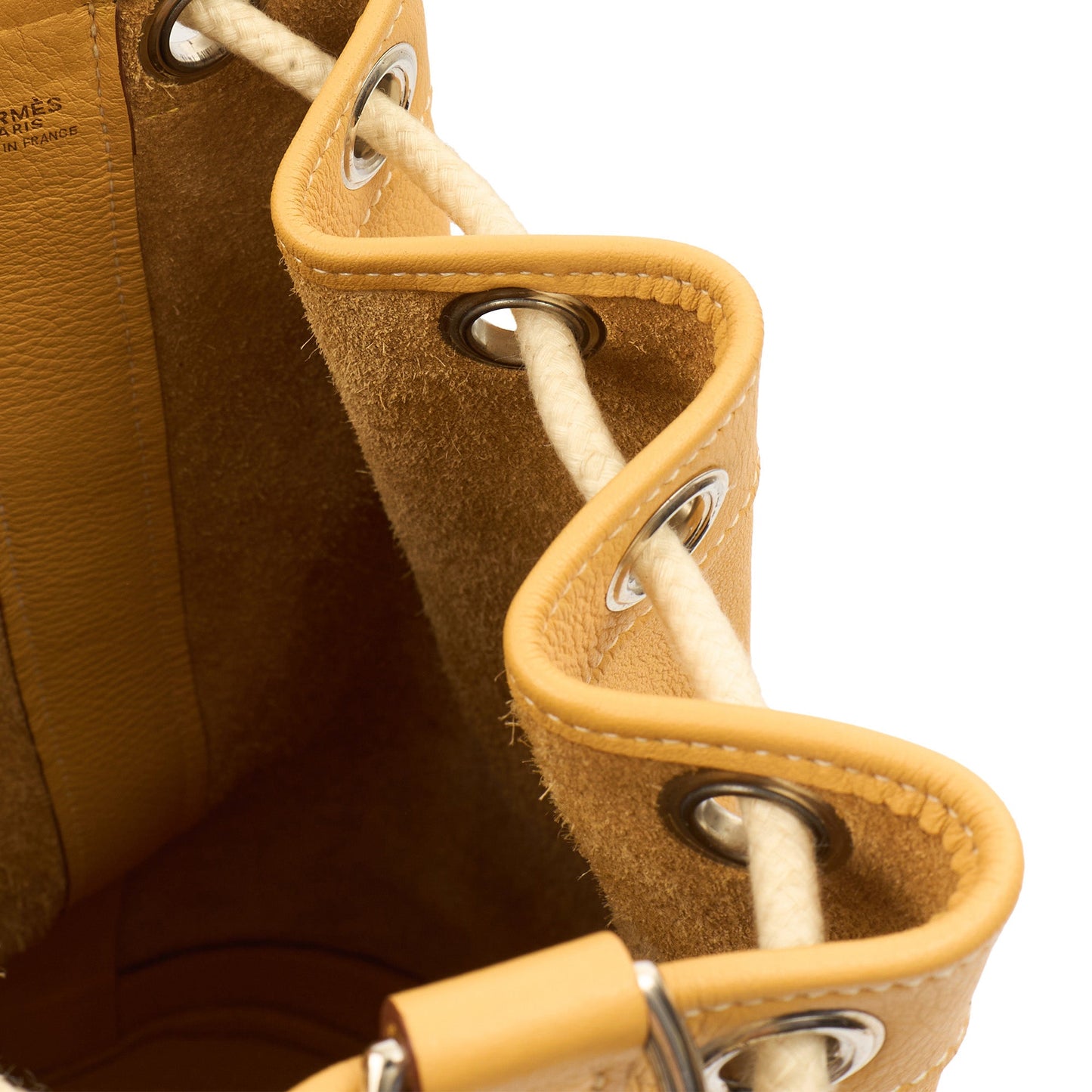 Hermes Vintage Shoulder Bag in Jaune Ambre, Togo Leather — Alternate View 18