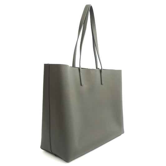 Saint Laurent Tote East West Tote in Grey, Leather — Side View