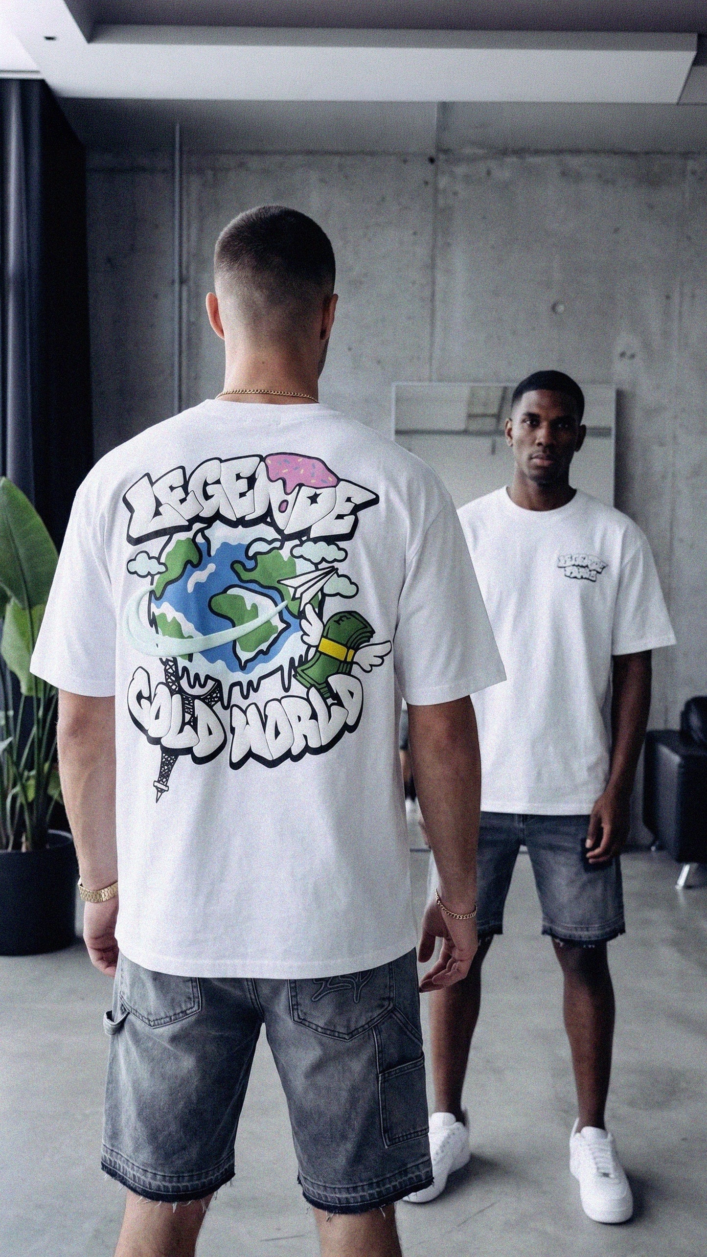 Legende Paris COLD WORLD T-SHIRT - WHITE — XS — Alternate View 7