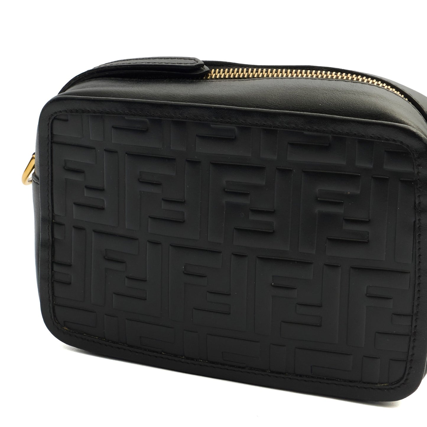 Fendi Cross Body Crossbody in Black, Leather — Lifestyle View