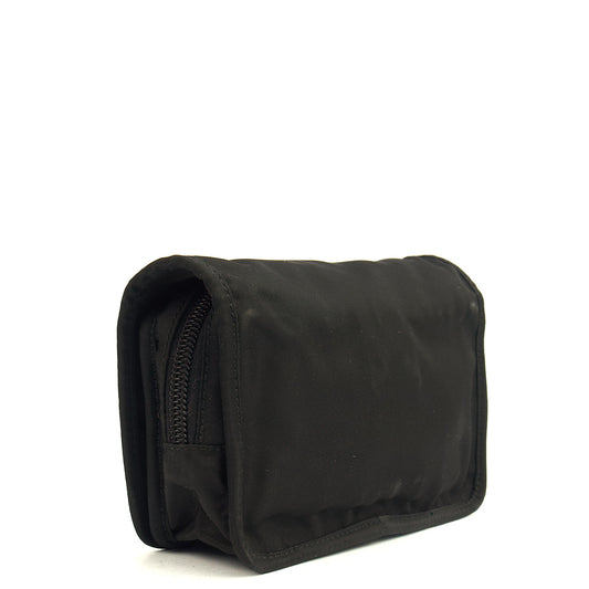 Prada Wallet Nylon Pouch Wristlet in Black, Nylon — Side View