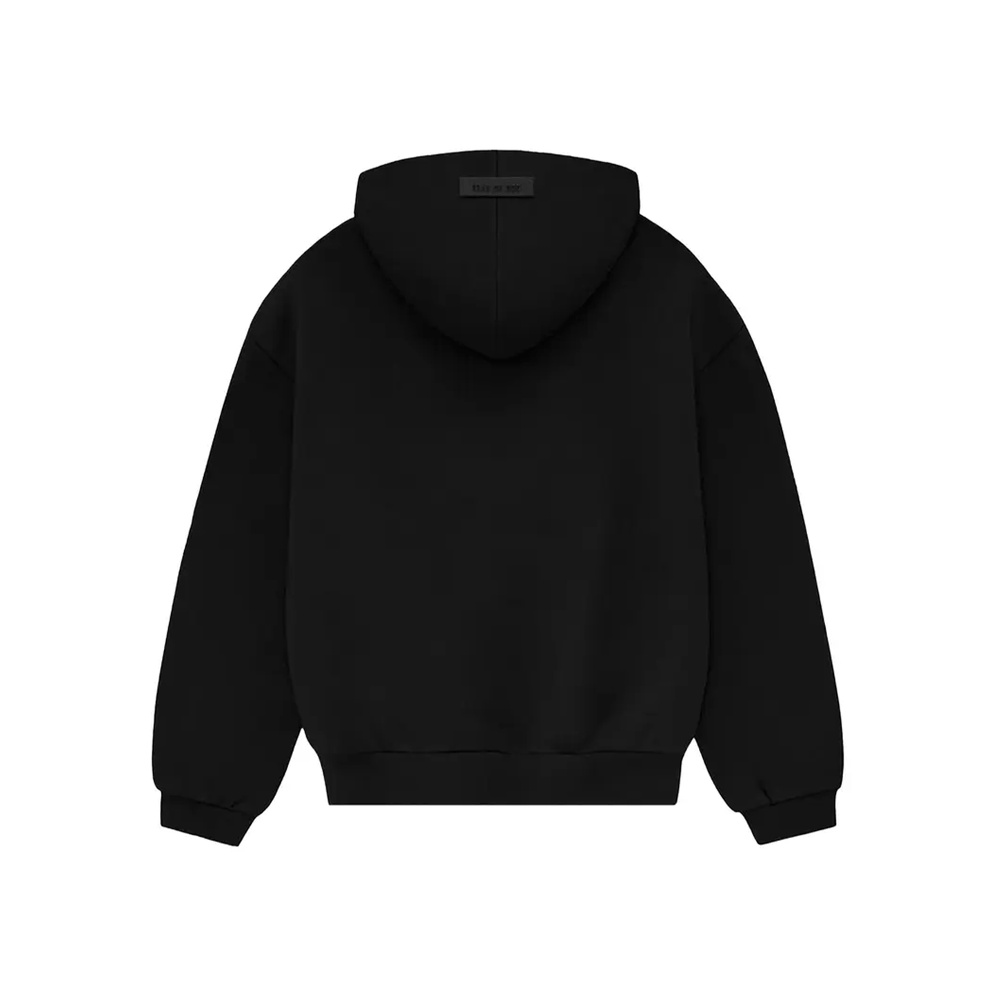 Fear of God Essentials Kids Hoodie 'Jet Black' — XXS - 2/3 — Side View