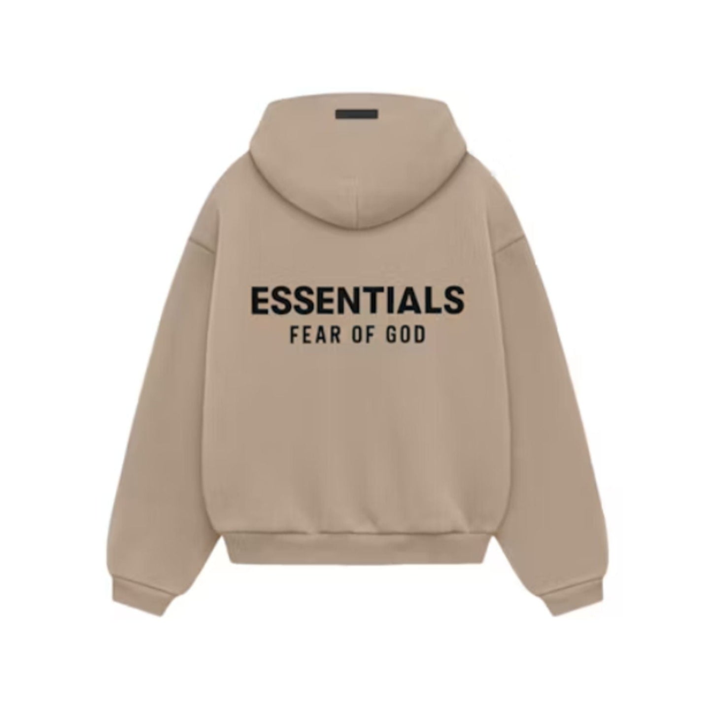 Fear of God Essentials Kids Fleece Hoodie 'Desert Sand' — XXS - 2/3 — Side View