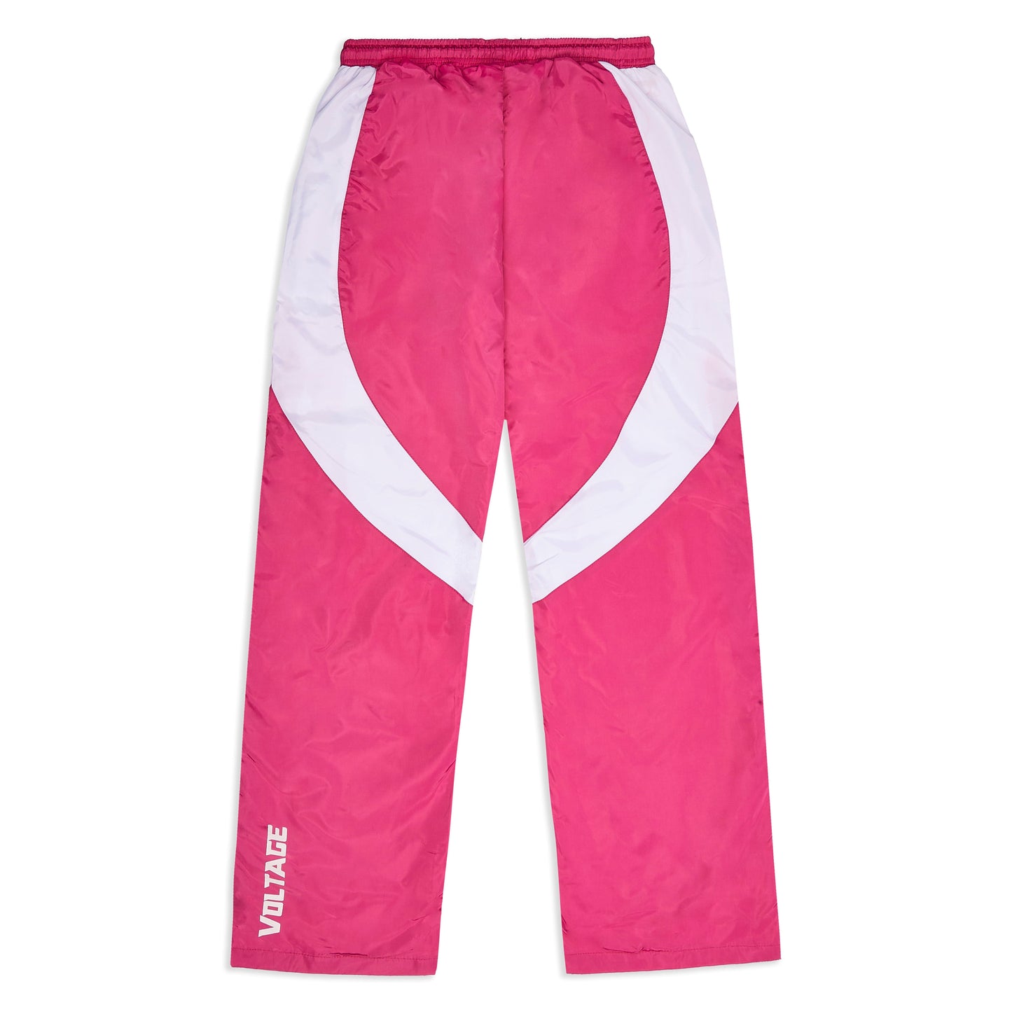 Vfour Ldn Pink Windbreaker Sweatpants — S — Side View
