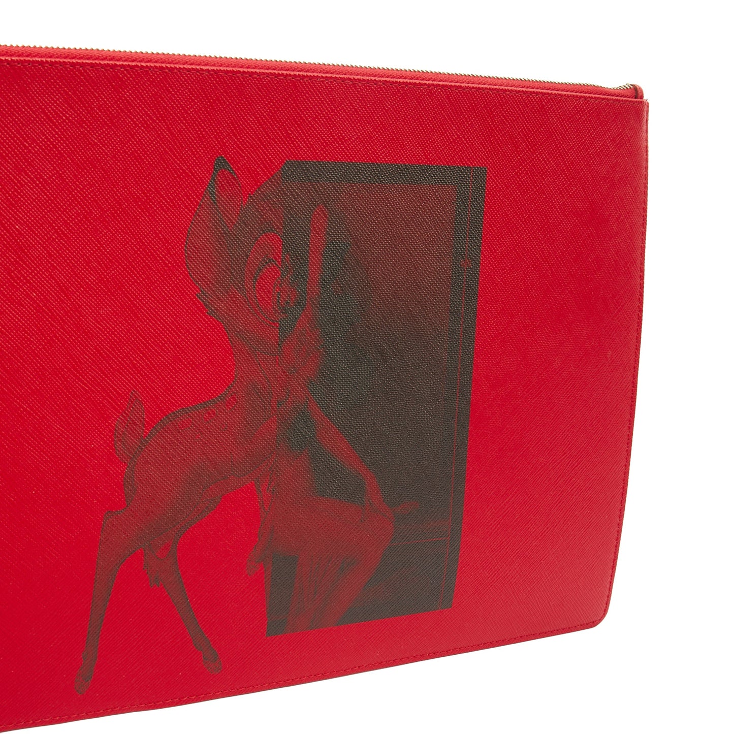 Givenchy Clutch Zip Pouch in Red, Box Calfskin — Alternate View 12