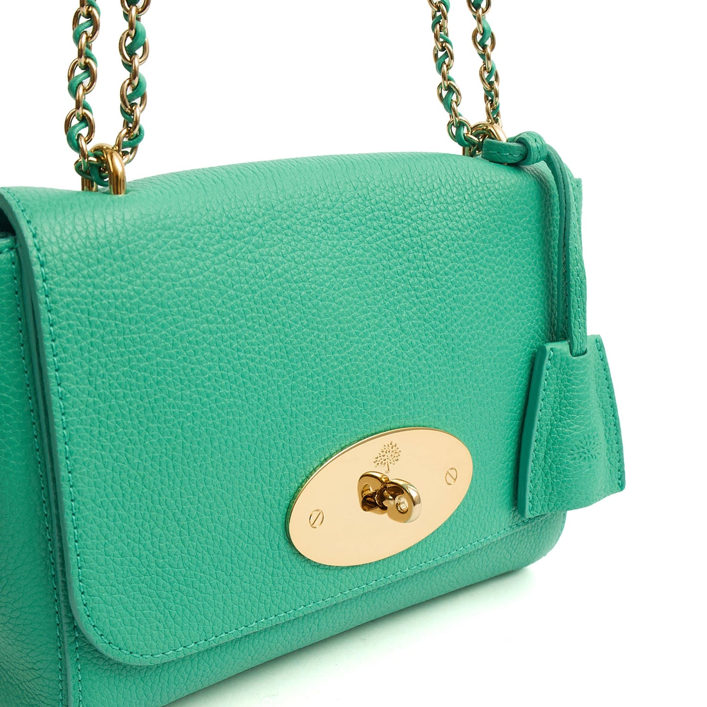 Mulberry Cross Body Lily in Aqua Green, Calfskin Leather — Alternate View 12