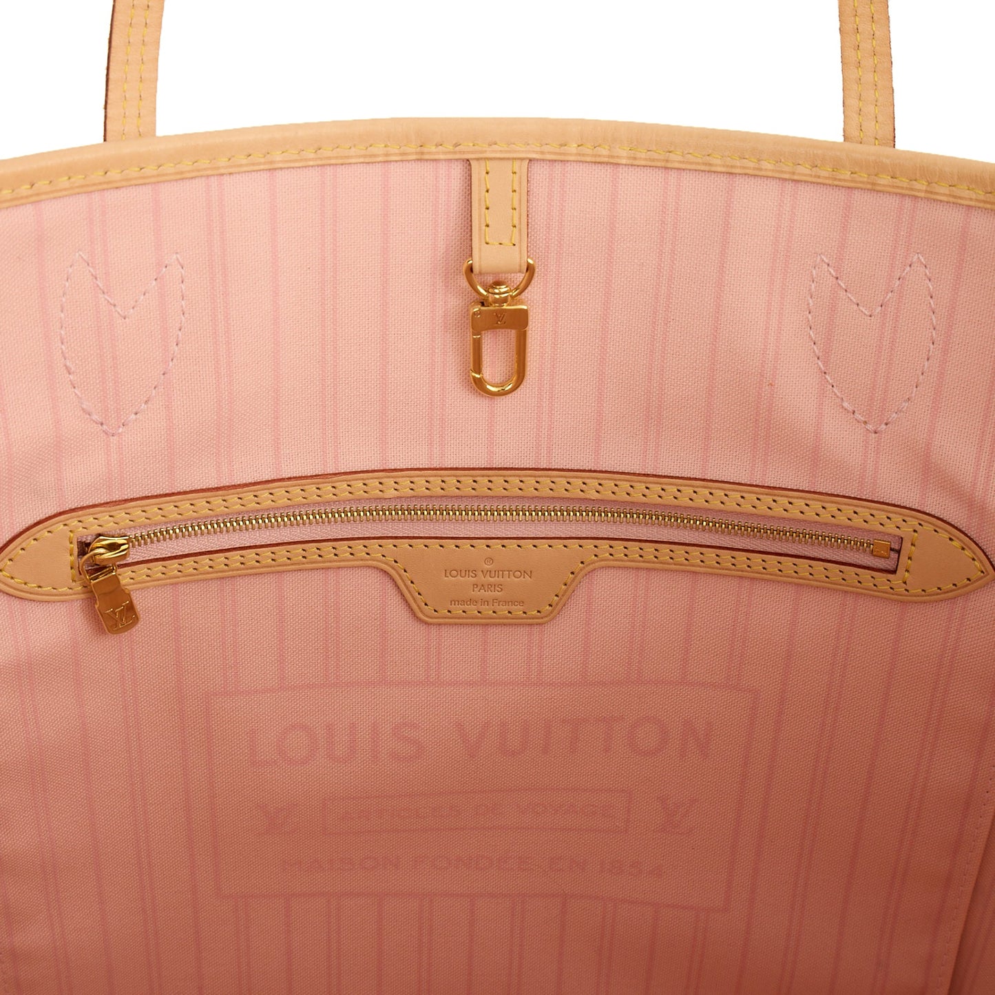 Louis Vuitton Tote Neverfull MM in Damier Azur, Canvas — Alternate View 16