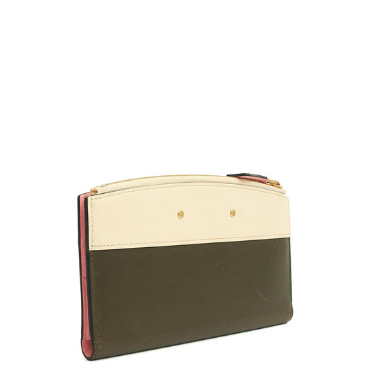 Louis Vuitton Purse Steamer Wearable Wallet in Khaki, Canvas — Side View