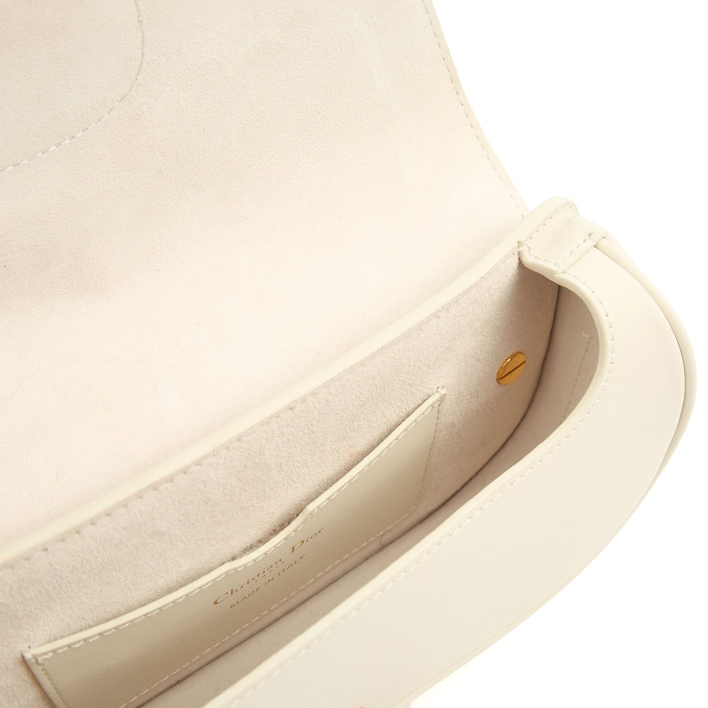Christian Dior Shoulder Bag Bobby - Small in White, Calfskin — Alternate View 18