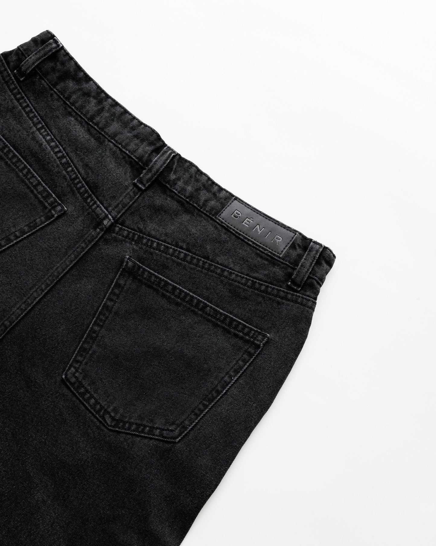 Benir Clothing Cargo Carpenter Denim - Blackout — 28 — Lifestyle View