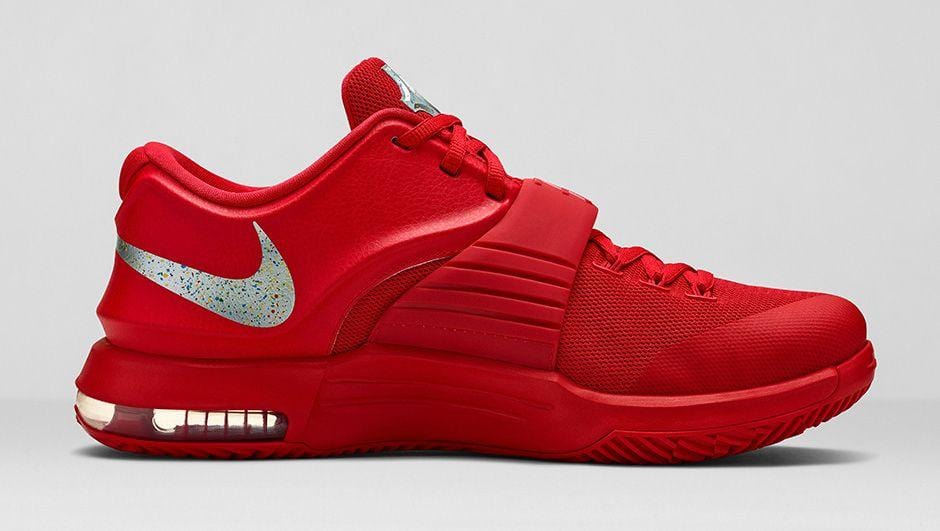 Nike KD 7 Global Game — UK 3 | EU 35.5 | US 3.5 — Top View