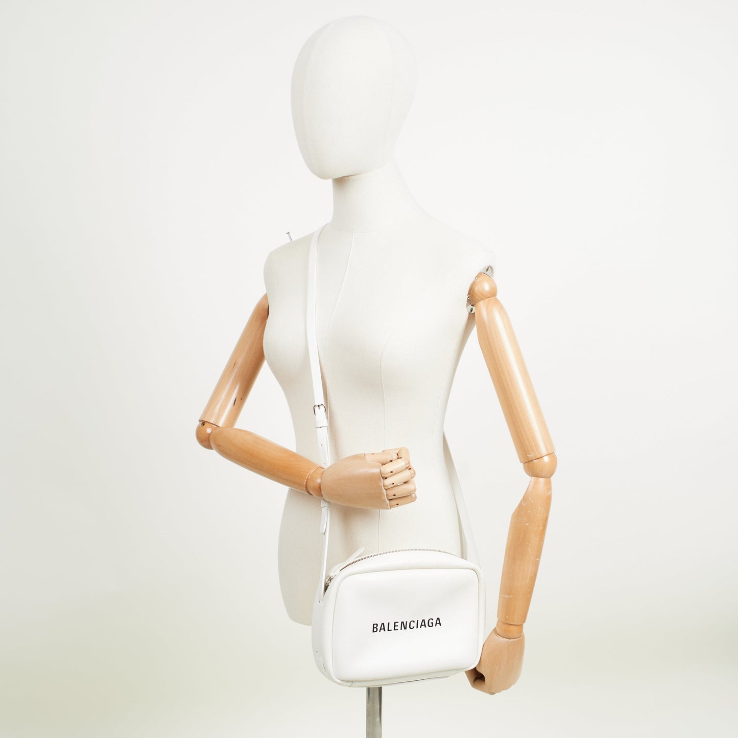 Balenciaga Cross Body Everyday Camera Bag - XS in White, Leather — Alternate View 21