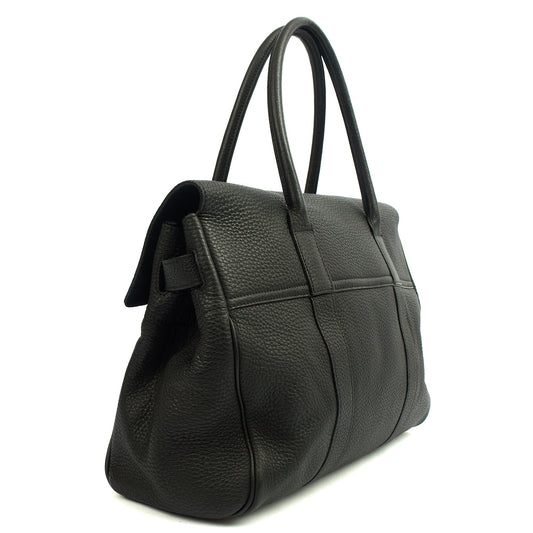 Mulberry Tote Bayswater Heritage in Black, Leather — Side View