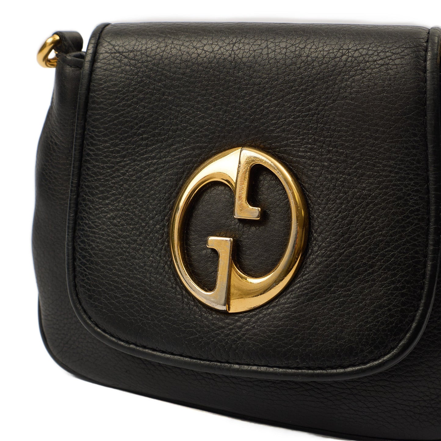 Gucci Cross Body 1973 Crossbody in Black, Leather — Lifestyle View