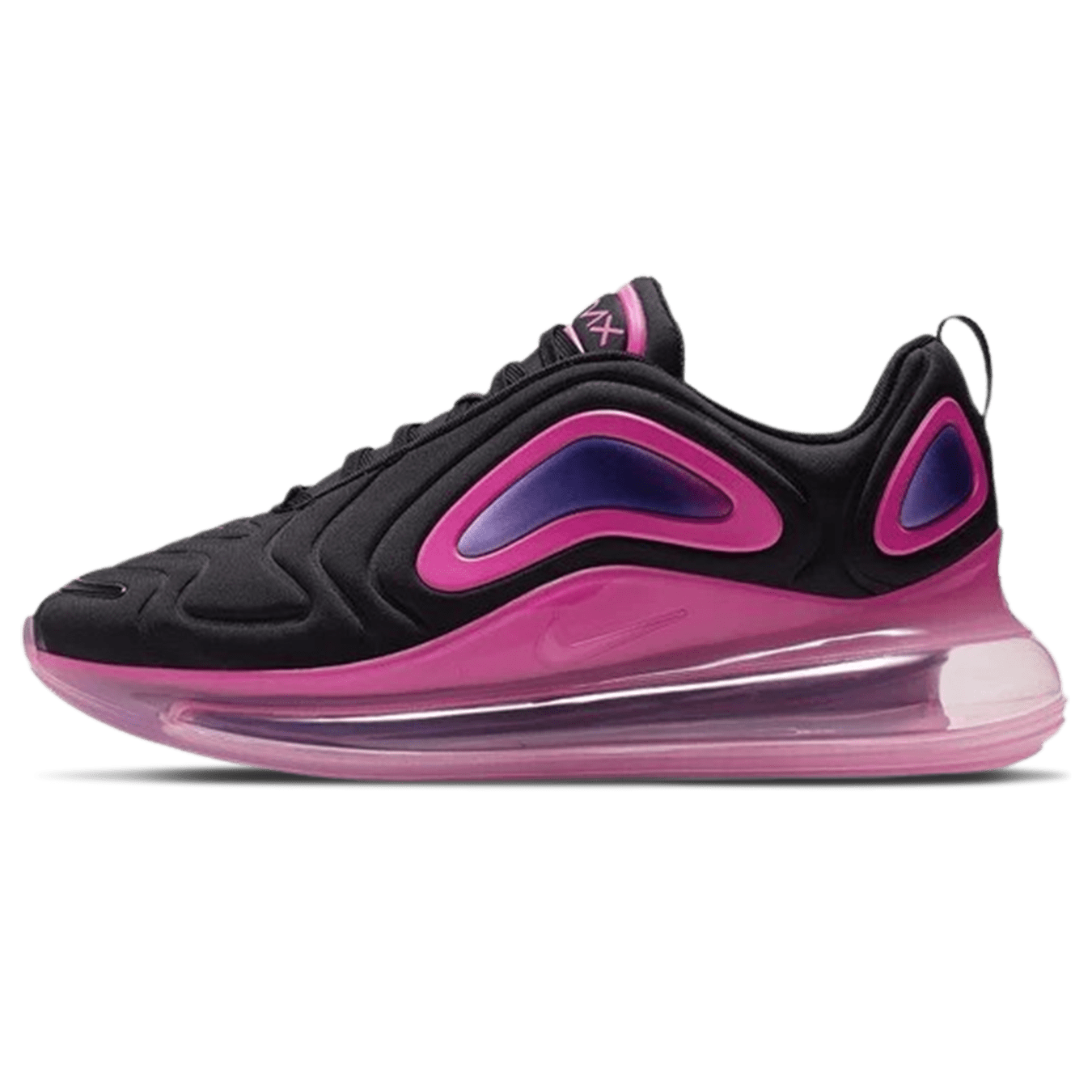 Nike Air Max 720 'Black Pink Blast' — UK 3 | EU 35.5 | US 3.5 — Front View