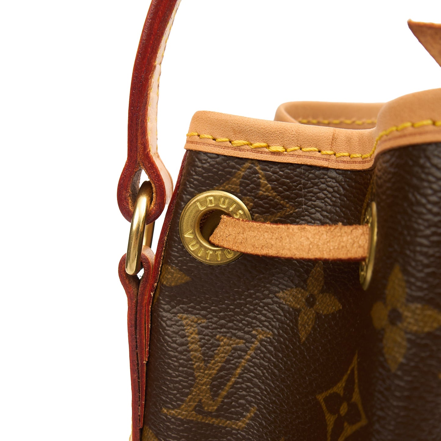 Louis Vuitton Bucket Bag Noe BB in Monogram, Canvas — Lifestyle View