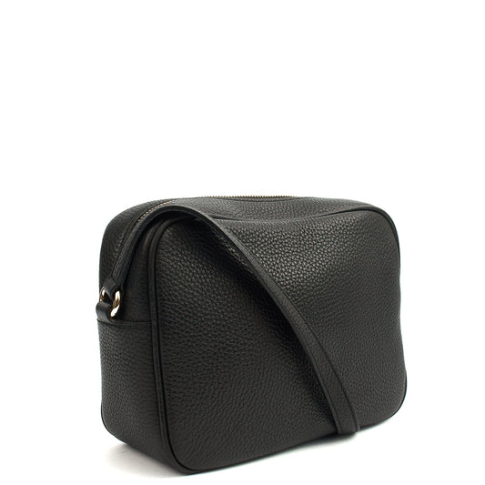 Gucci Cross Body Soho Disco Bag - Small in Black, Leather — Side View
