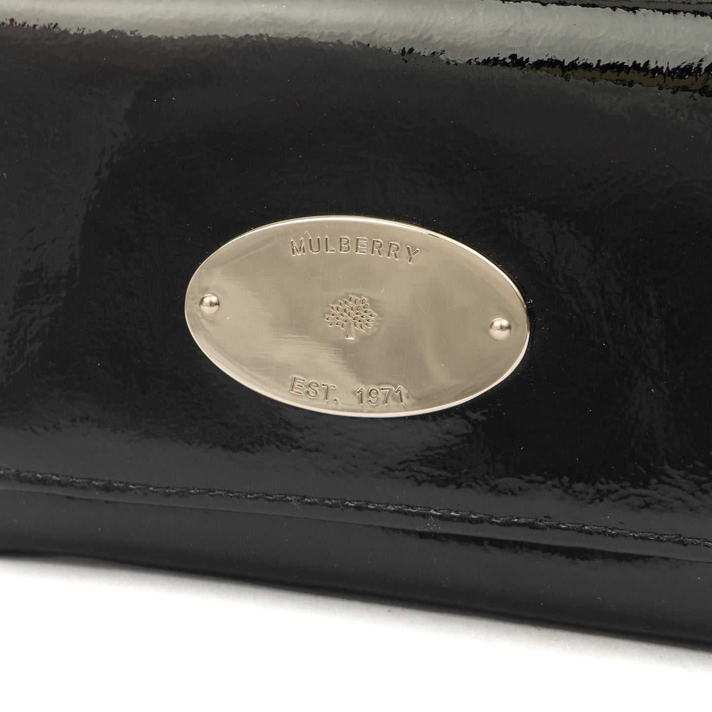 Mulberry Purse Blossom Purse in Black, Patent Leather — Alternate View 18