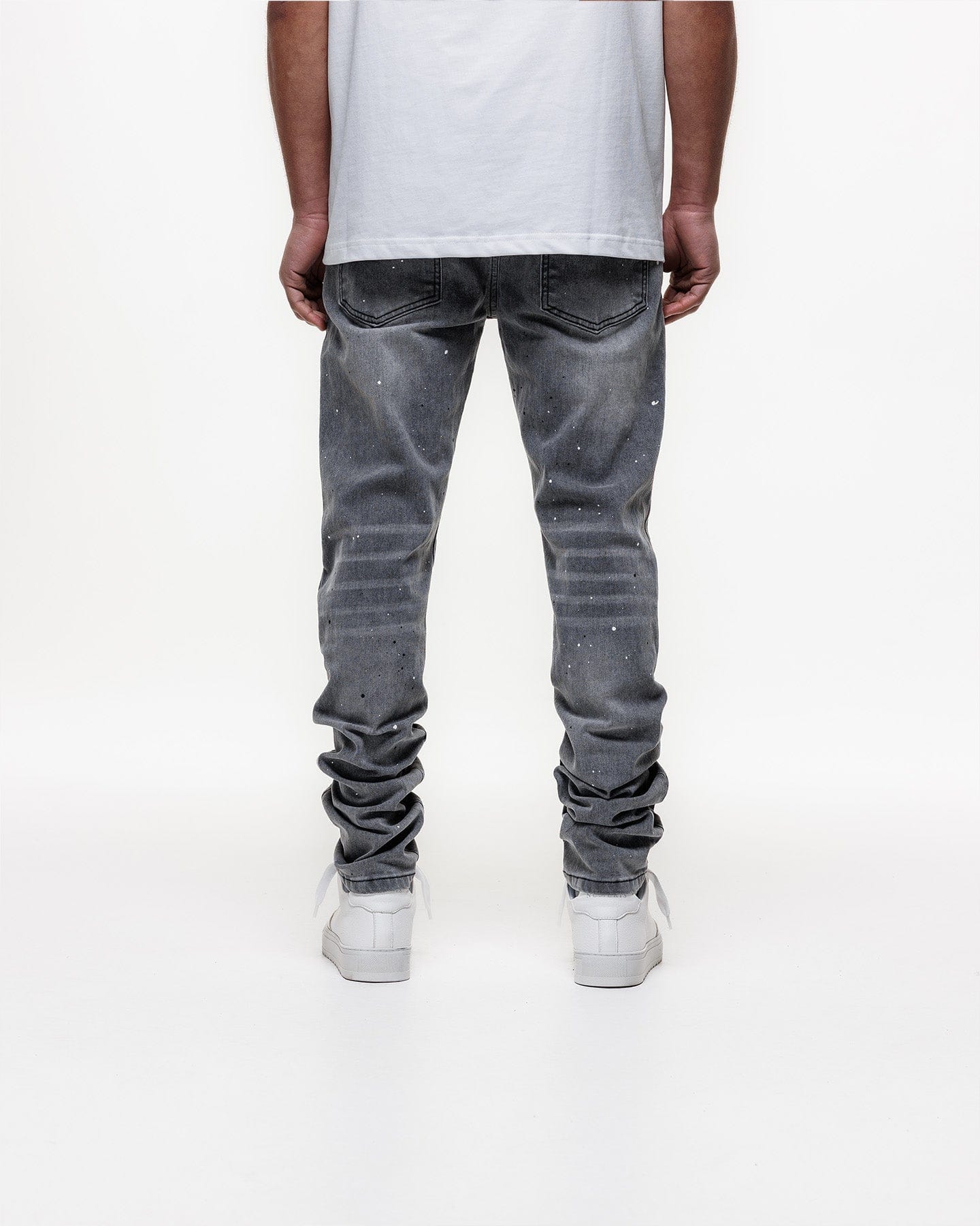 Magiri Acier Slim Jeans 'Grey' — Grey — Size 28 — Lifestyle View