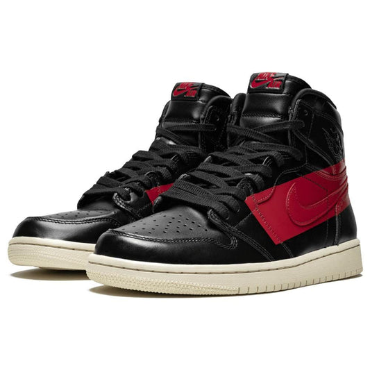 Air Jordan 1 Defiant Black Red — UK 3 | EU 35.5 | US 3.5 — Side View